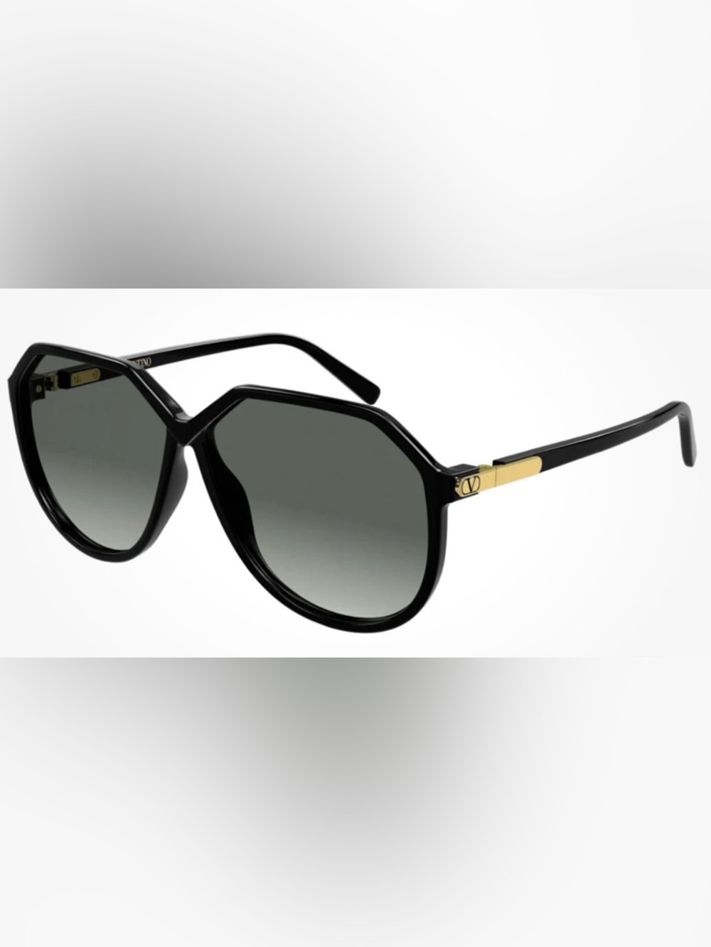 Valentino VG0026S 001 Black Gloss Sunglasses 61-10-140